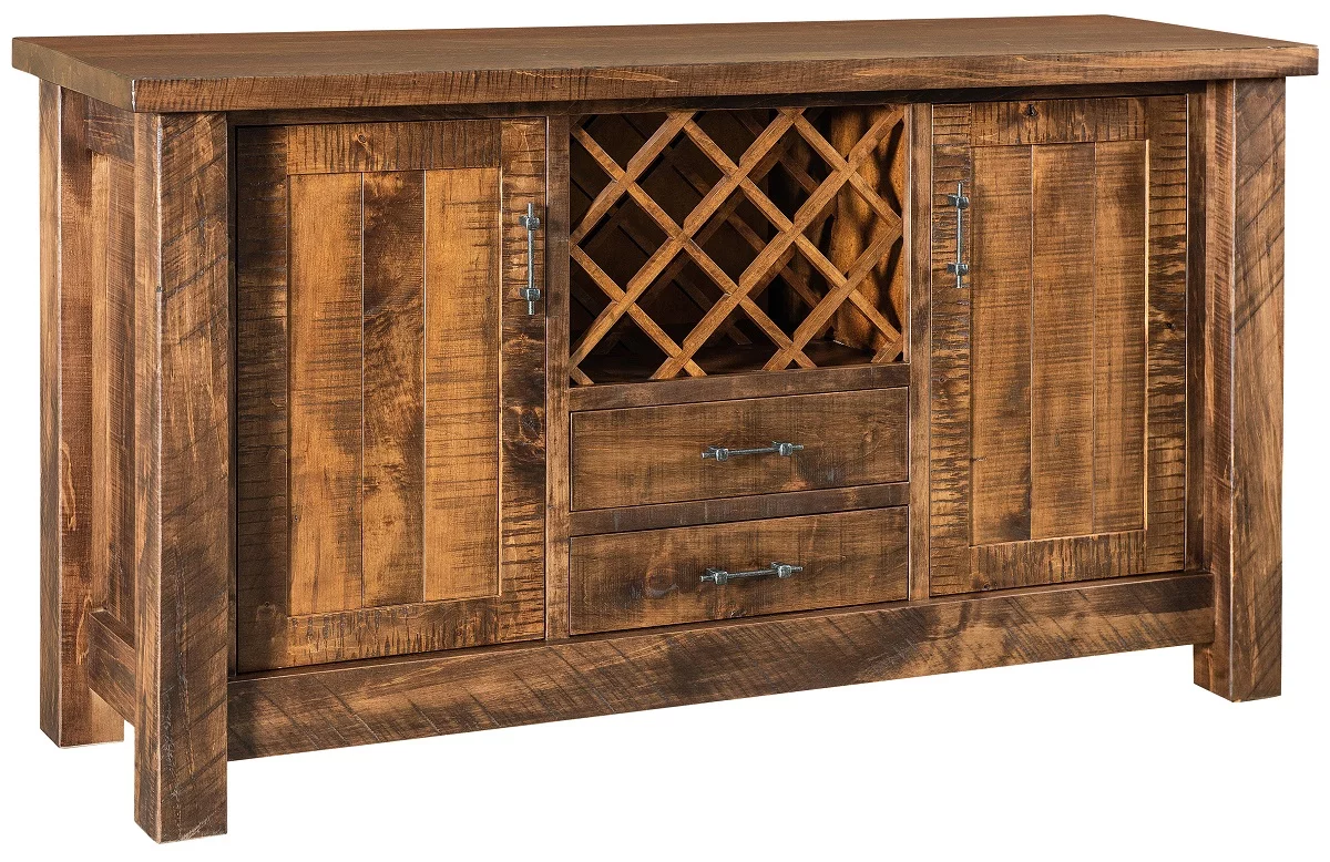 Rustic Wine Server