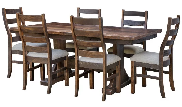 Reclaimed Wood Dining Set