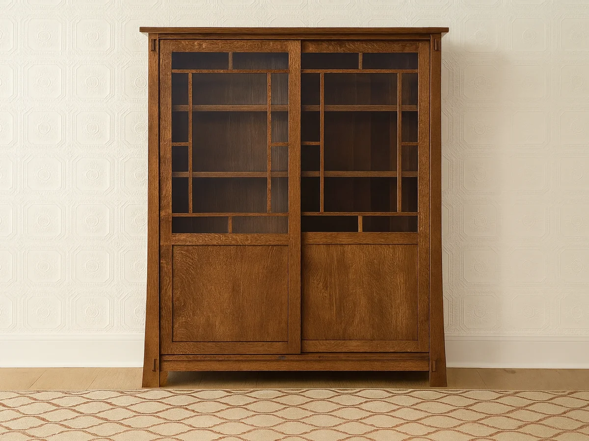 Tahari Sliding Door Bookcase