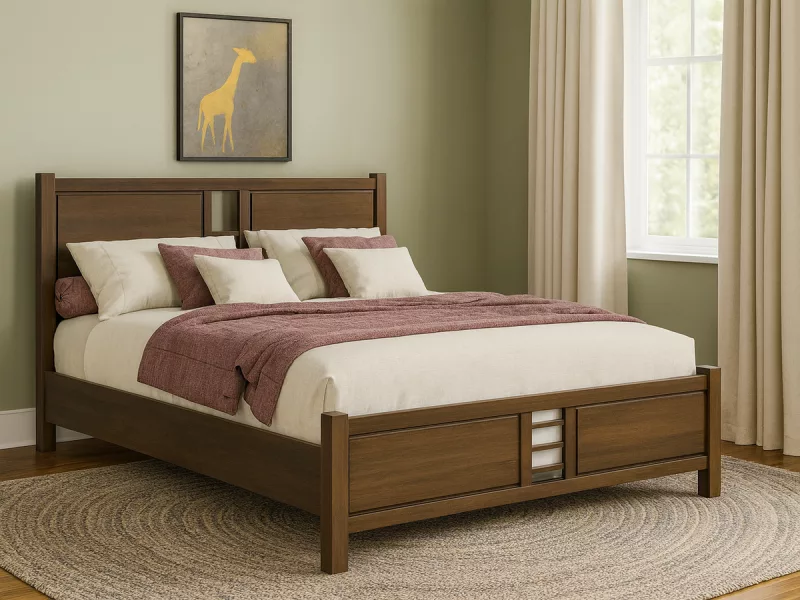 Benicia Amish Panel Bed