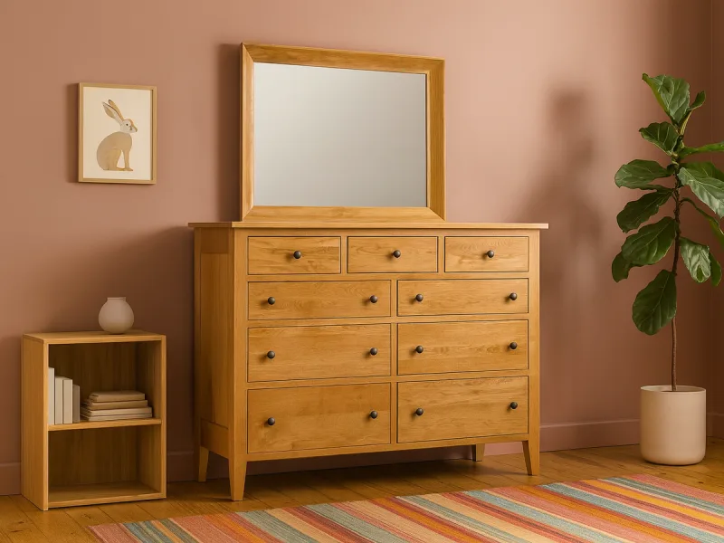 Blaire Tall Dresser with Mirror
