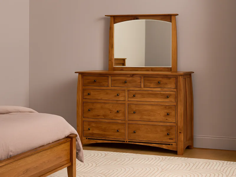 Castle Rock Tall Mirrored Dresser