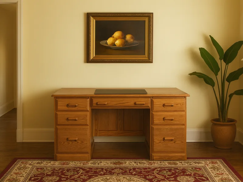 Courier’s Double Pedestal Desk