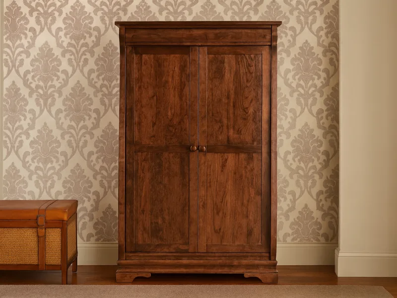 Milwaukee Sleigh Wardrobe Armoire
