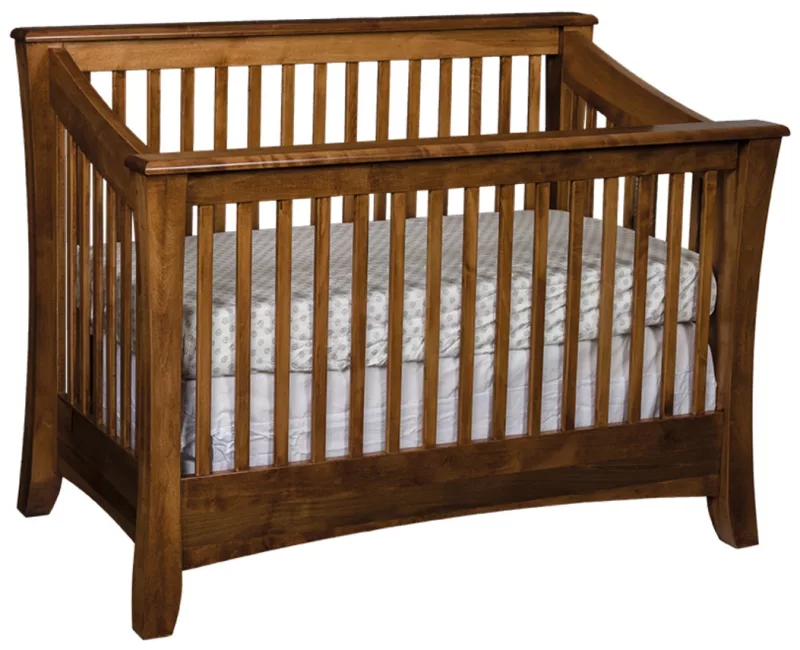 Rosewood Slat Crib