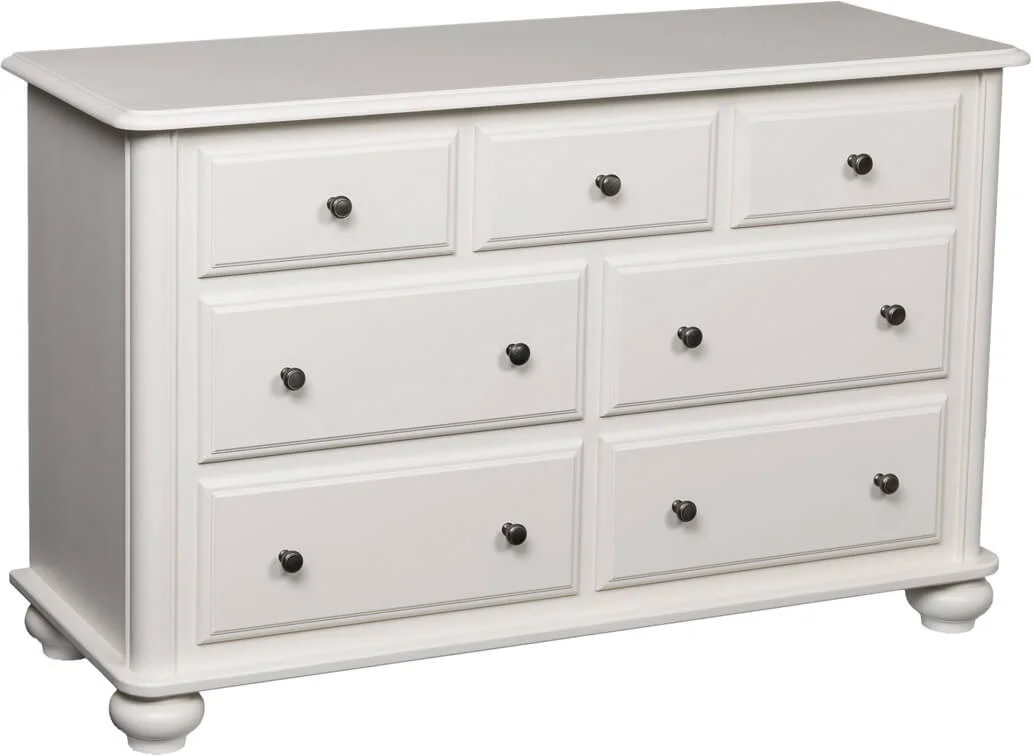 Cossette Changing Table Dresser in Brown Maple