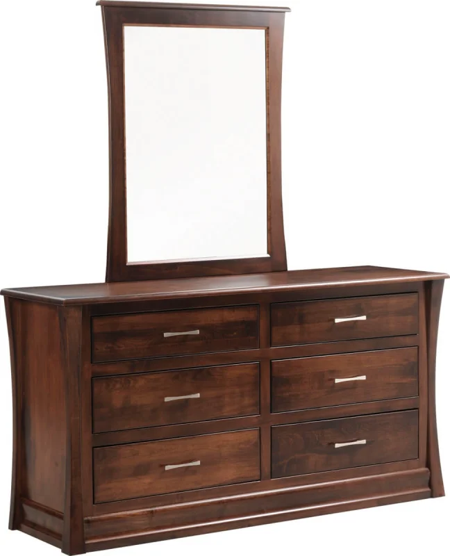 Rosewood Mirror Dresser