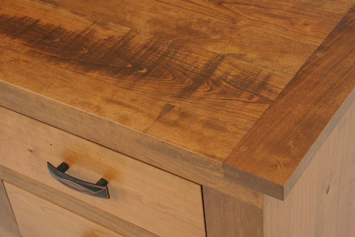 Rustic Plank Top Detail