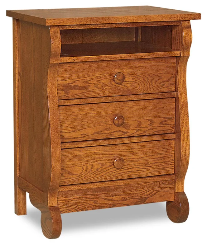 Victoria Sleigh 2-Door Nightstand