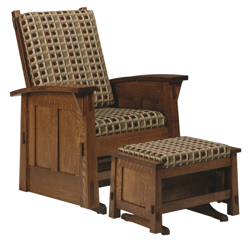 Woodley Road Glider and Ottoman