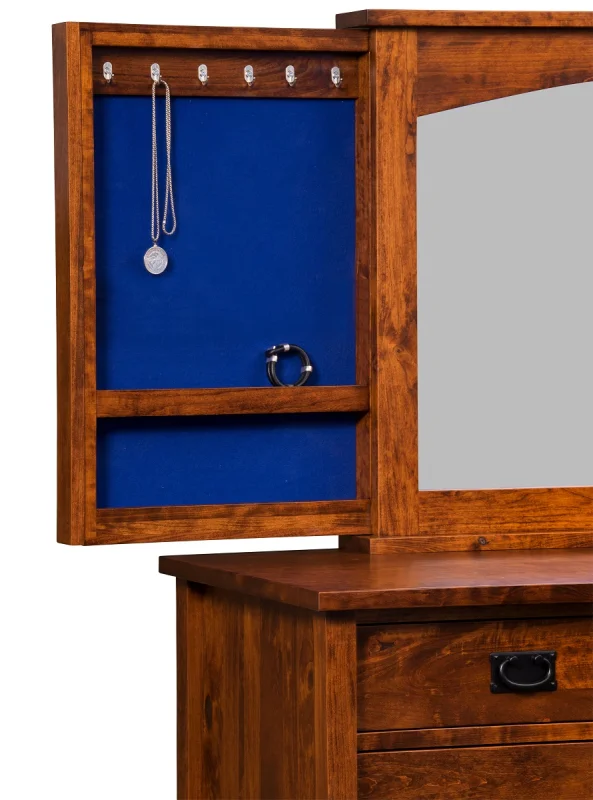 Jewelry Storage in Dresser Mirror