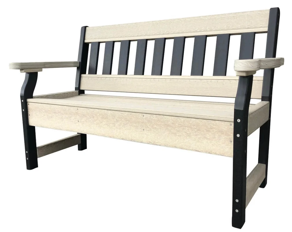 Two Tone Garden Bench