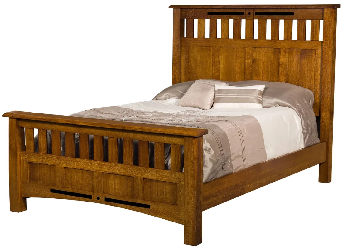Alpena Slatted Panel Bed
