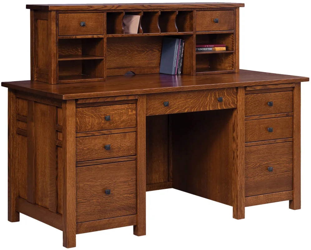 Alvarado Home Office Desk with Topper