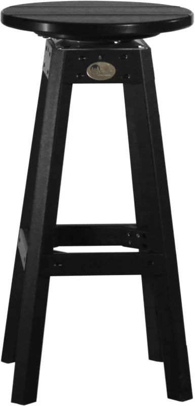 Black Arashi Outdoor Bar Stool