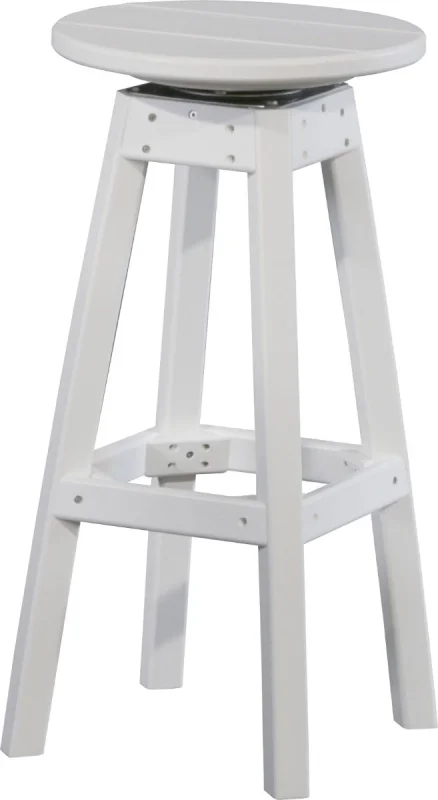 White Arashi Outdoor Bar Stool