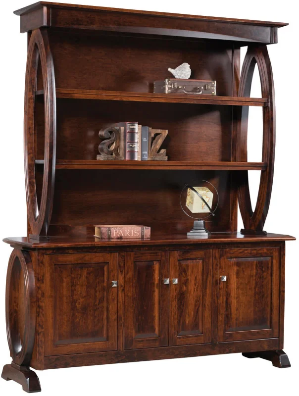 Armelle Office Crendenza with Hutch