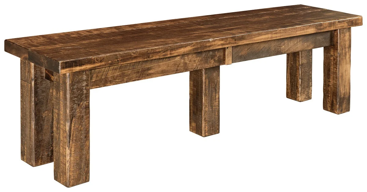 Attala Rustic Dining Bench