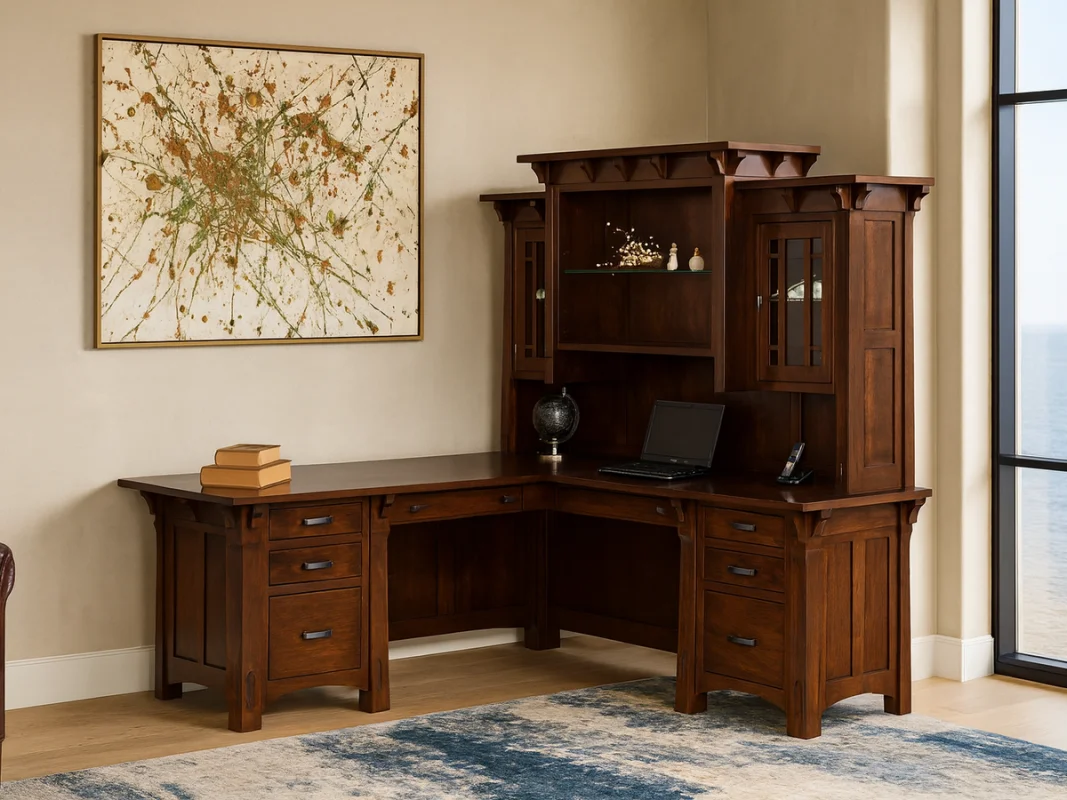 Augustana L-Shaped Desk