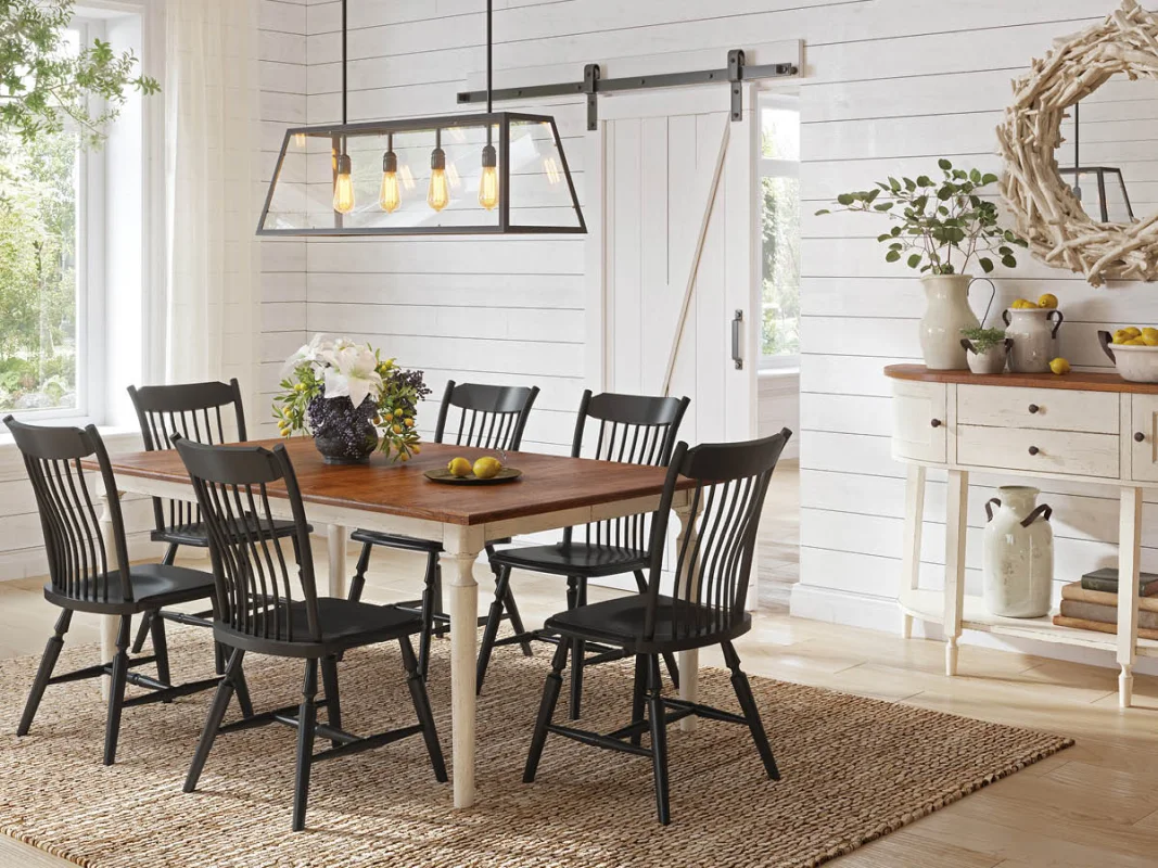 Austell Modern Farmhouse Dining Set
