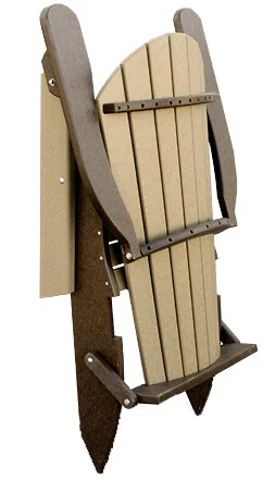 Avalon Folding Plastic Adirondack Chair