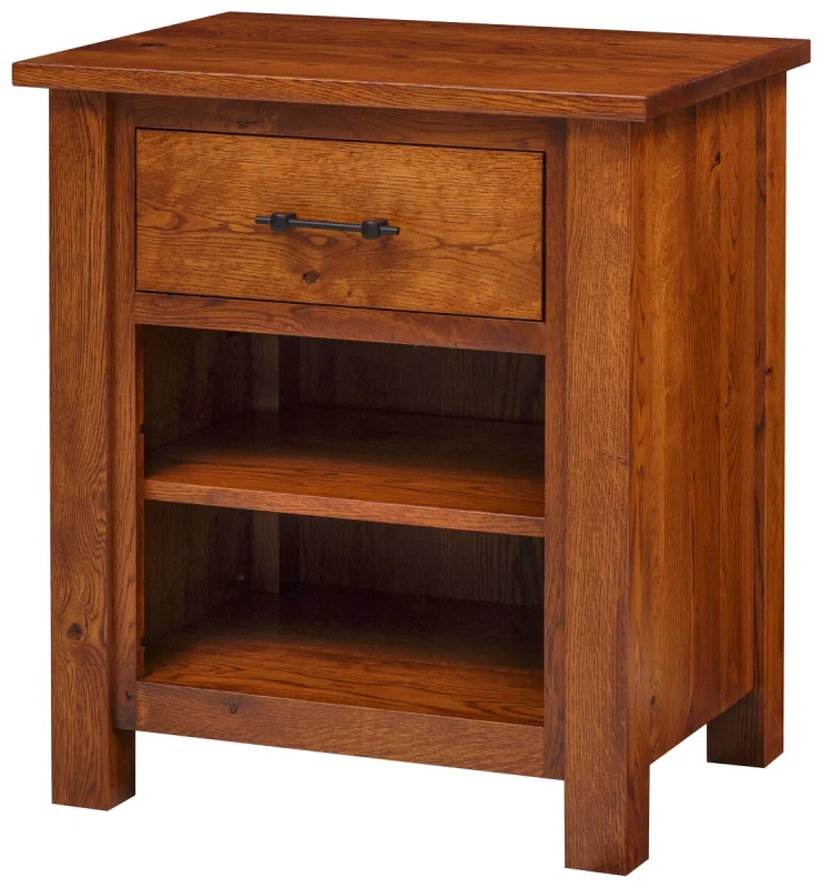 Bald Knob 1-Drawer Bedside Table