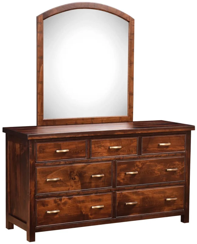 Beechwood Mirrored Dresser