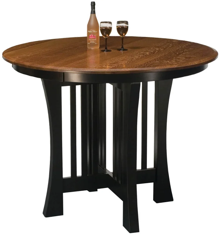 Quartersawn Oak Top and Brown Maple Base