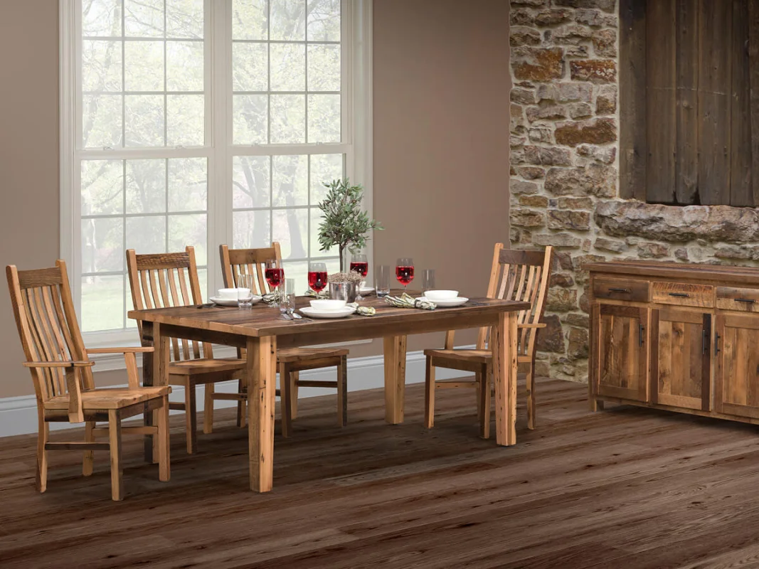 Bernice Barnwood Dining Set
