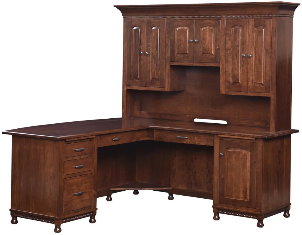 Corner Desk with Hutch