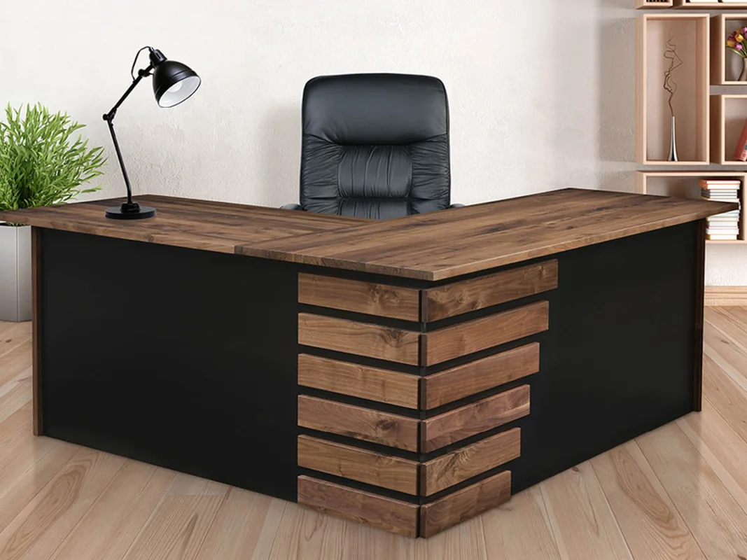 Contemporary L-Shaped Desk