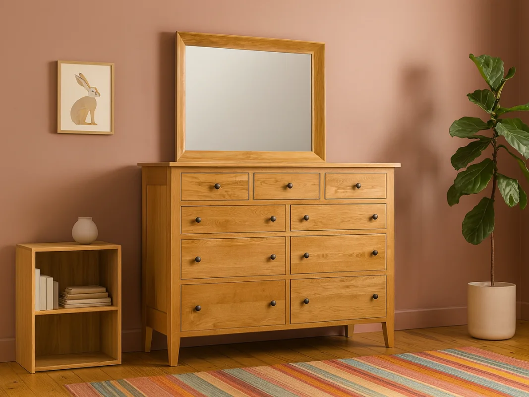 Blaire Tall Dresser with Mirror