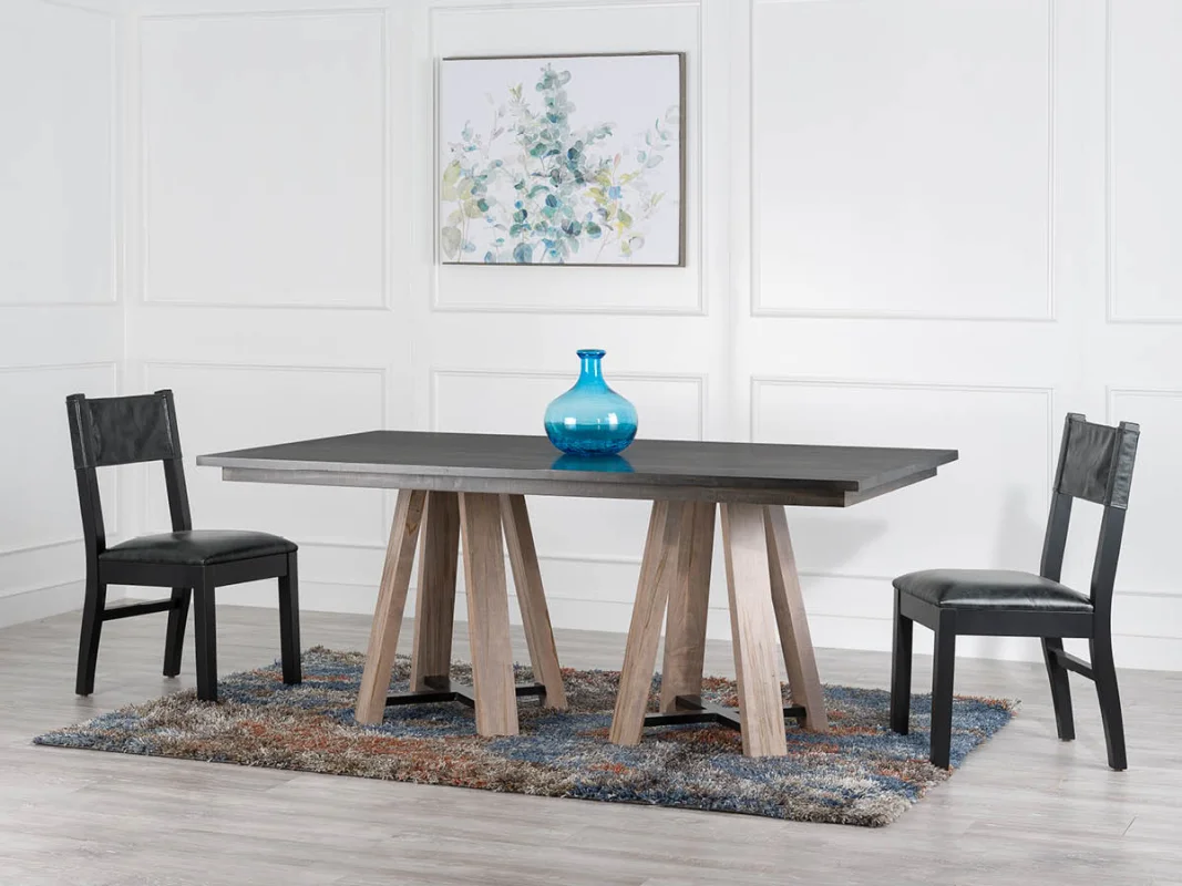 Contemporary Amish Dining Set