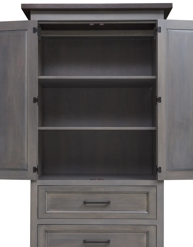 Farmhouse Armoire Interior