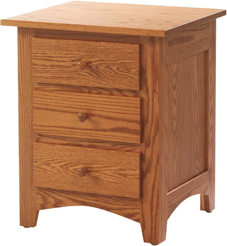 Cascade Locks 3-Drawer Nightstand
