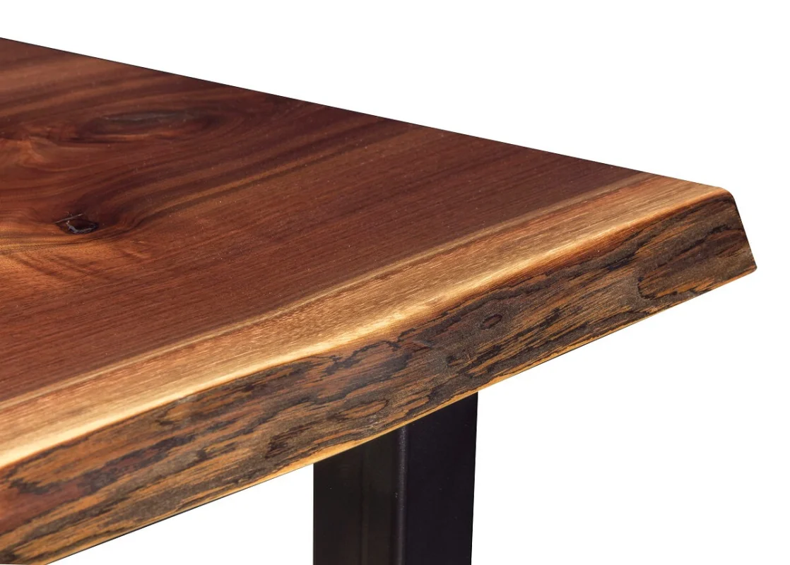 Rustic Walnut Live Edge Detail