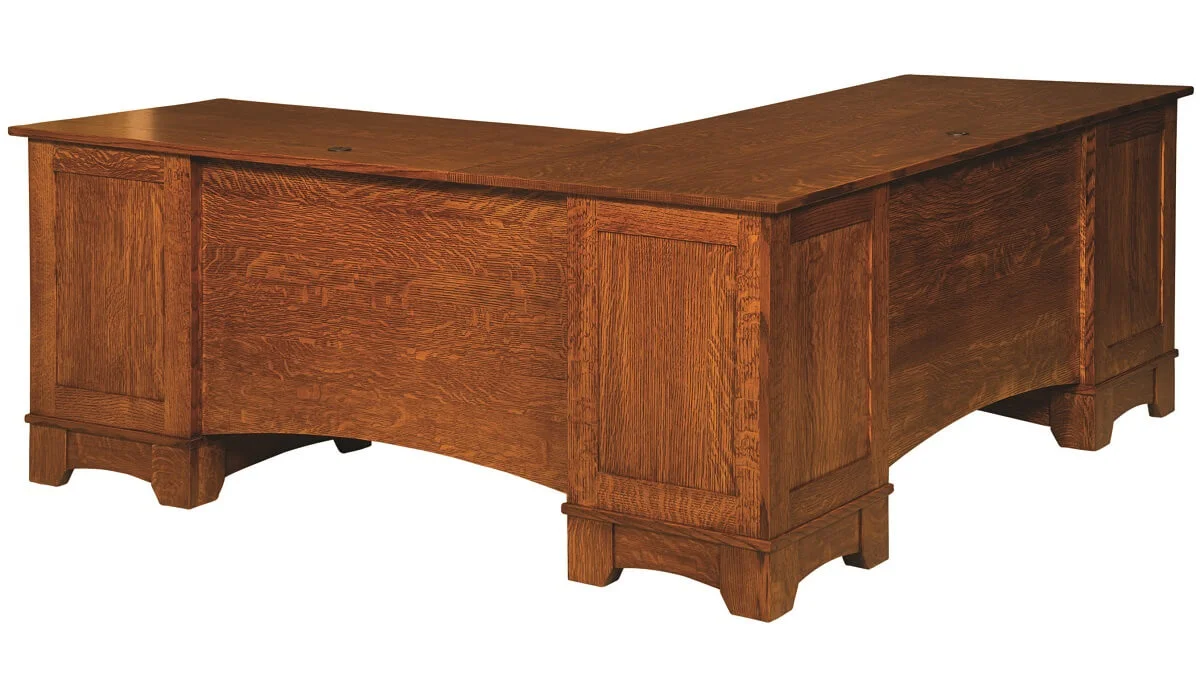 Mission Corner Desk Back