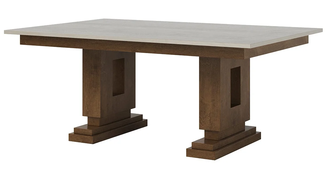 Clairton Double Pedestal Table