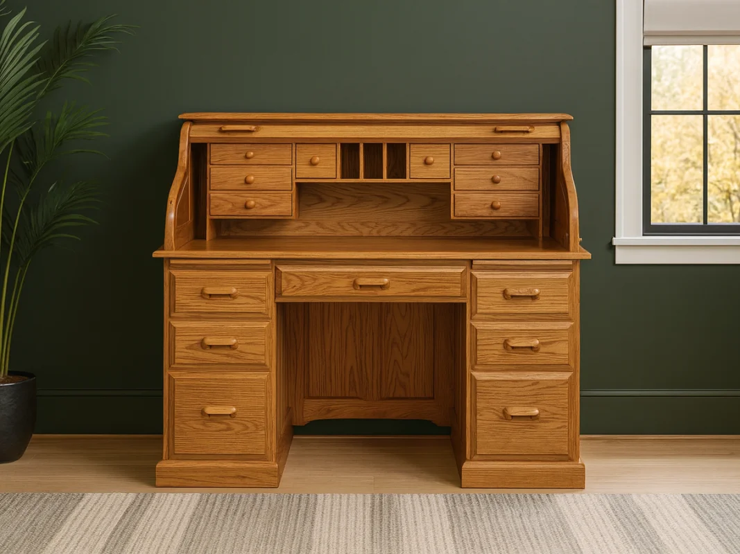 Consultant's Roll Top Desk