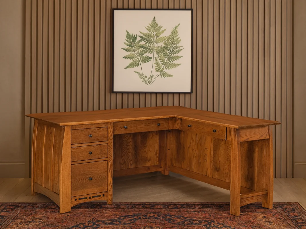 Coronado Amish Corner Desk