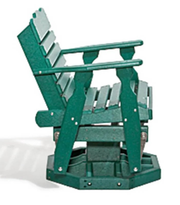 Eagle Beach Outdoor Double Glider side view