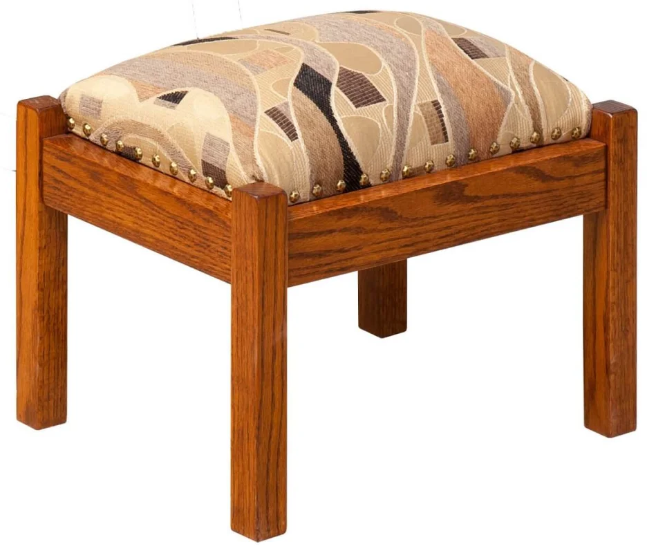 Amish Made Oak Ottoman