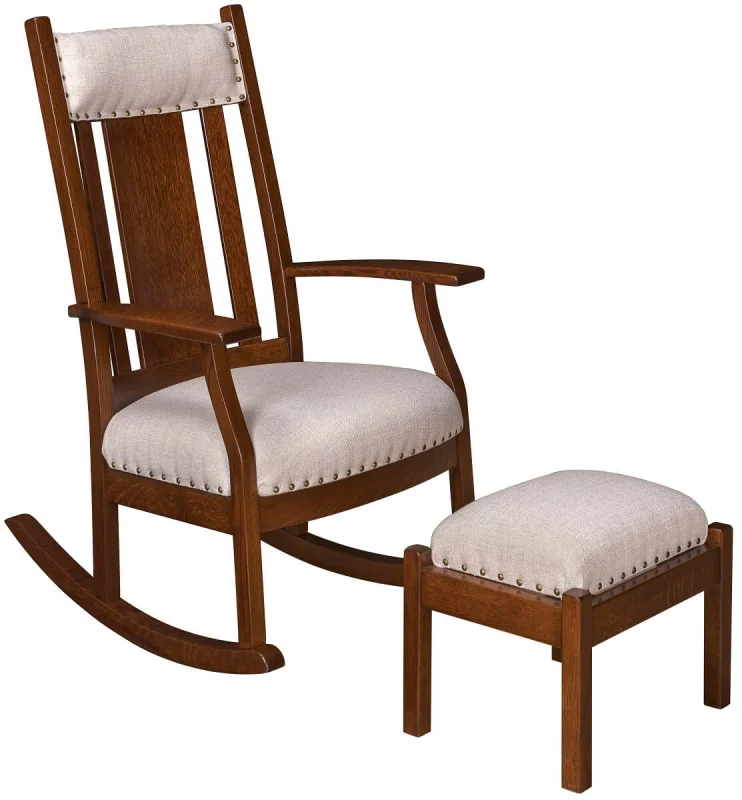 Eland Rocker and Ottoman