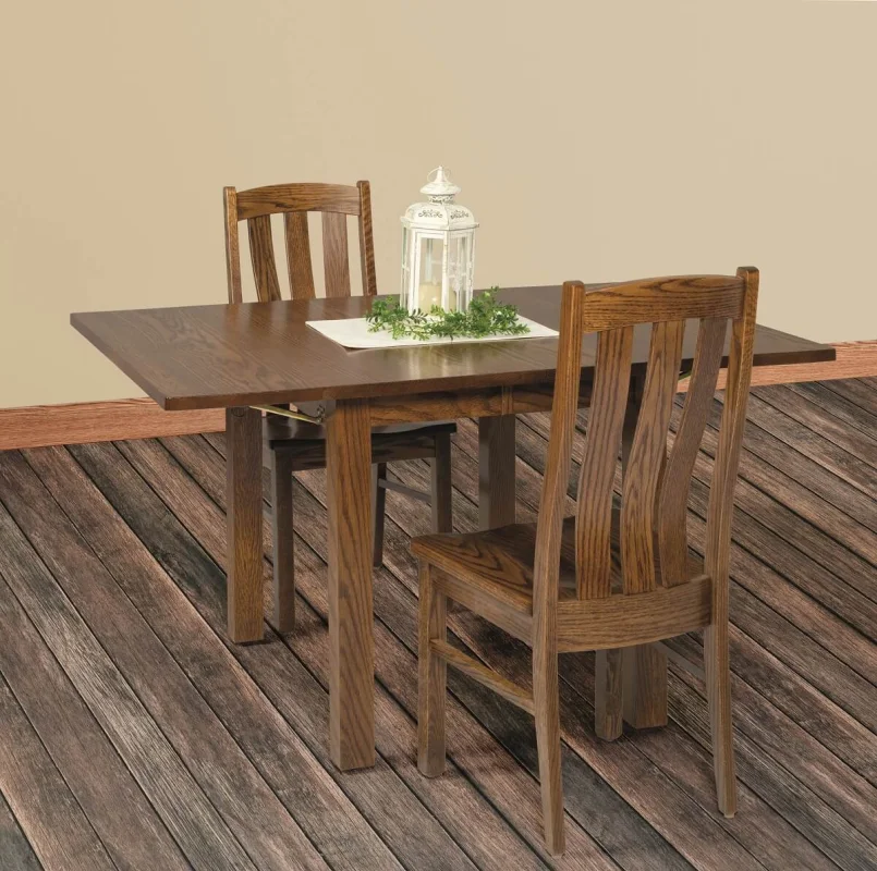 Oak Drop Leaf Leg Table