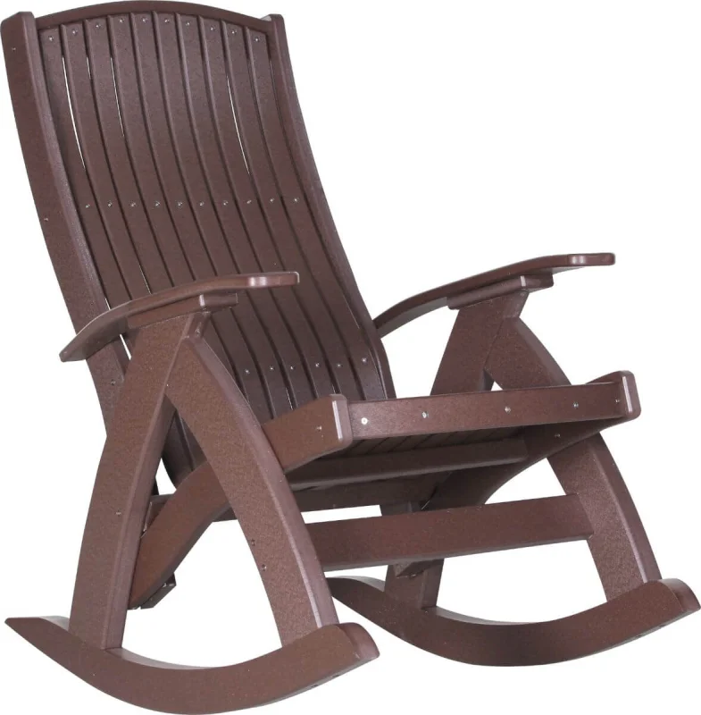 Chestnut Brown Fire Island Outdoor Rocker
