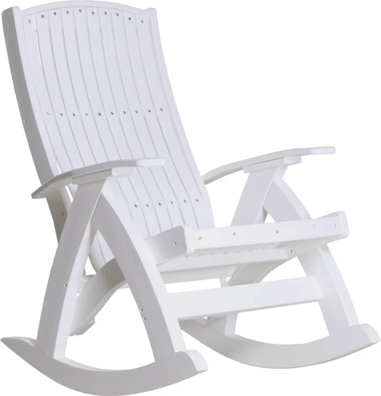 White Fire Island Outdoor Rocker
