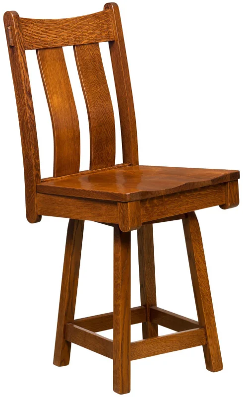 Fontana Swivel Craftsman Bar Stool