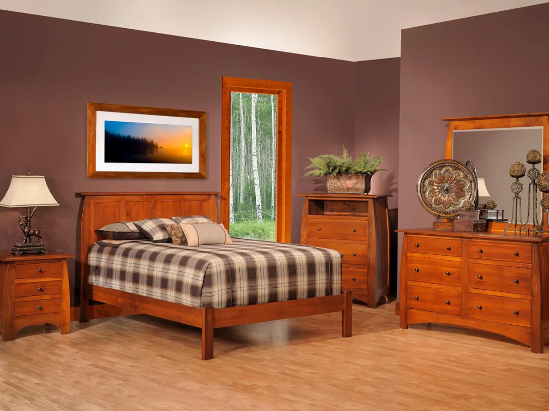 Rustic Cherry Bedroom Furniture