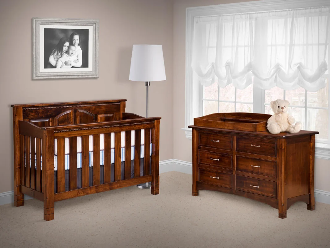 Great Bear Baby Furniture Set - shown in white oak
