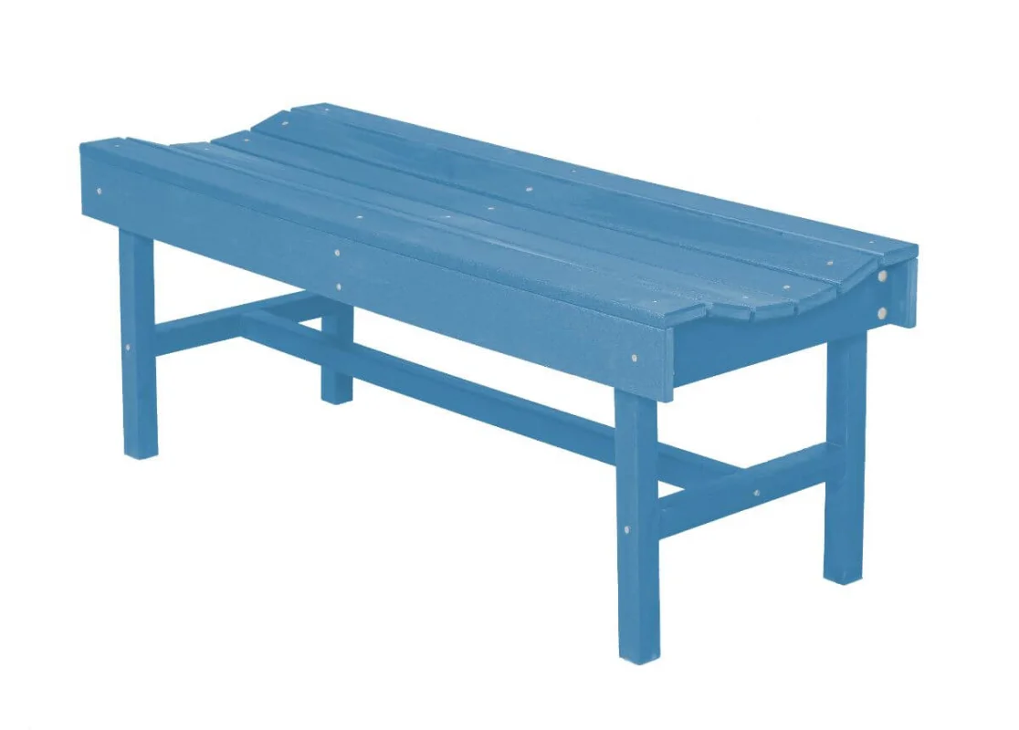 Powder Blue Green Bay Park Bench